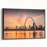 Black and white vintage poster art depicting a serene landscape, printed on framed canvas, ideal for bedroom wall decor.