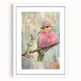 White picture frame with a mat, showcasing an elegant front view. This versatile frame is perfect for displaying art or photographs, enhancing home decor with a modern touch.