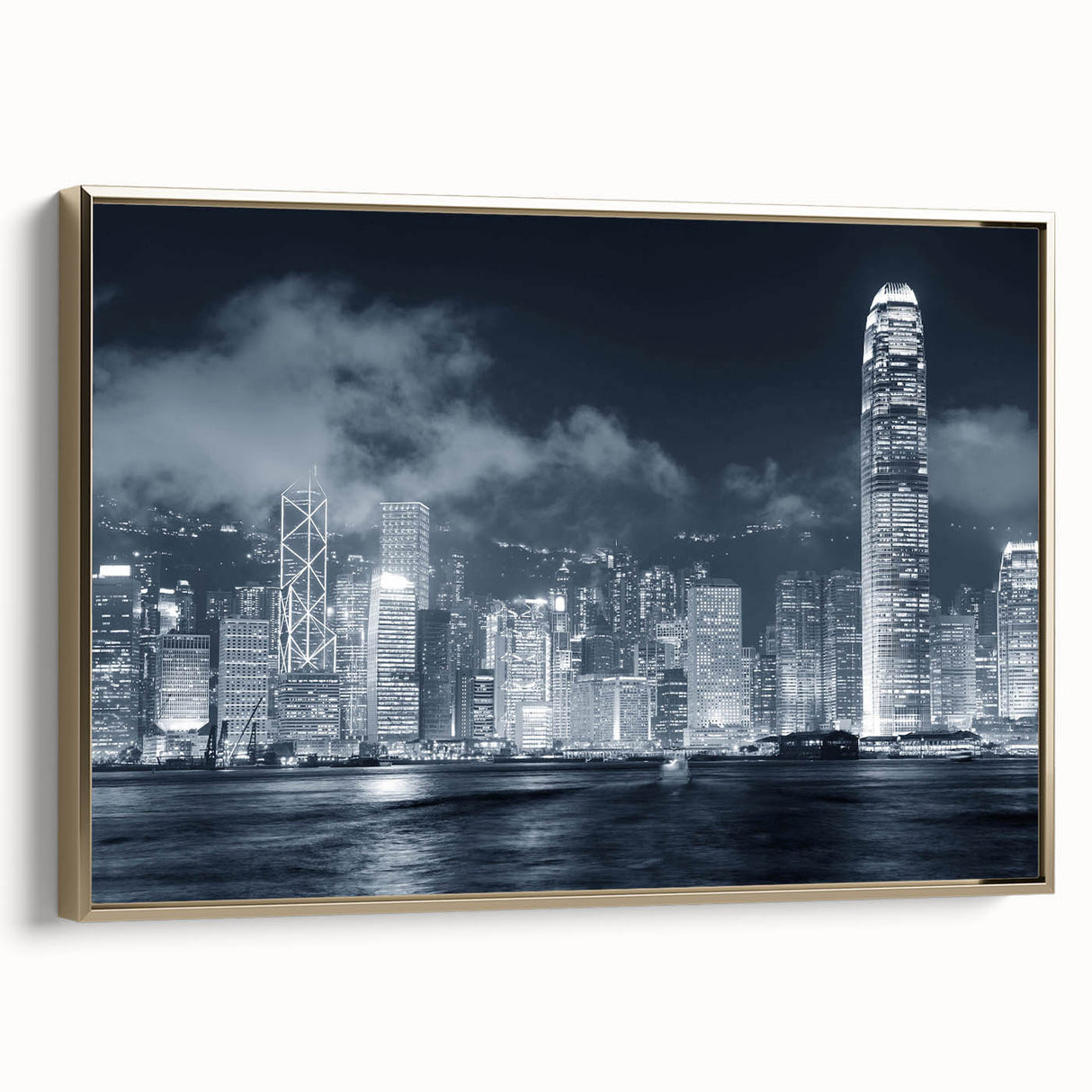 Vintage poster art of a serene landscape painting on canvas, featuring muted earth tones, ideal for bedroom wall decor.