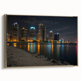 Vintage poster art of a black and white landscape painting on canvas, ideal for bedroom wall decor.