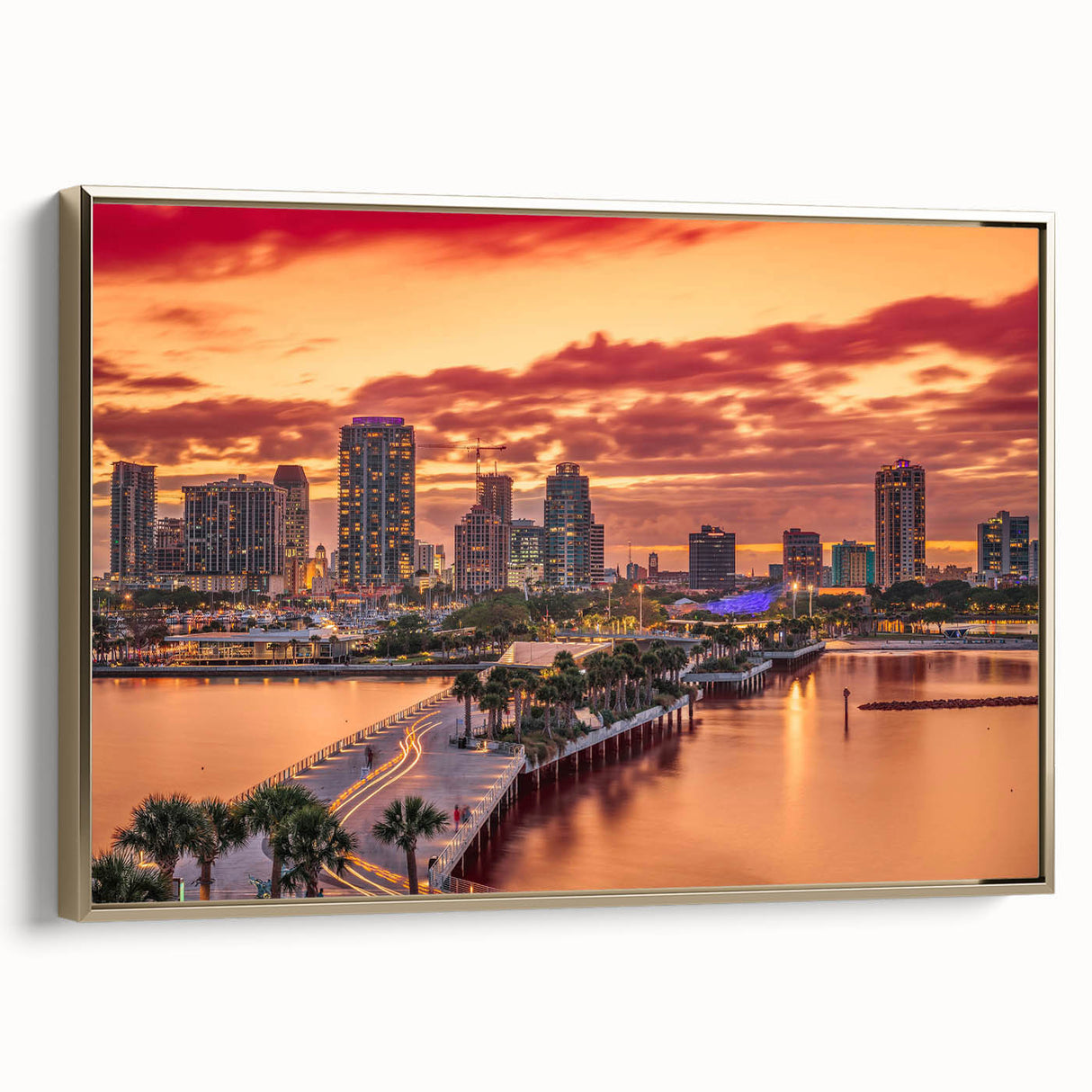 Landscape painting on canvas featuring a serene river scene in muted earth tones, ideal for bedroom wall decor.