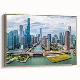 Landscape painting featuring a serene lake scene in muted green and blue tones on a canvas, ideal for bedroom wall decor.