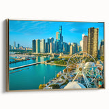 Landscape painting of a serene lake scene in muted earth tones, framed poster, suitable as wall art for bedroom.
