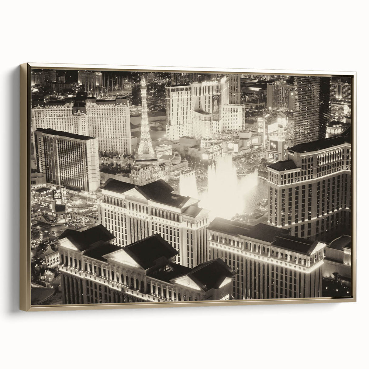 Vintage poster art of a serene landscape in muted black and white tones, ideal for bedroom wall decor.