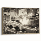 Vintage poster art of a serene landscape in muted black and white tones, ideal for bedroom wall decor.