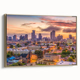 Vintage poster art of a monochrome landscape painting on canvas, ideal for bedroom wall decor.