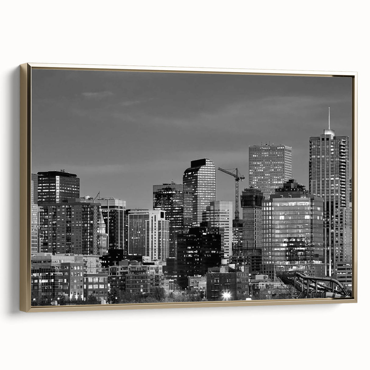 Vintage poster art depicting a serene landscape in muted earth tones on a framed canvas, suitable as wall art for bedroom.