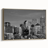 Vintage poster art depicting a serene landscape in muted earth tones on a framed canvas, suitable as wall art for bedroom.