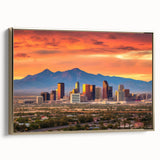 Landscape painting of a serene lake scene in muted blues and grays, framed poster, ideal for bedroom wall art.