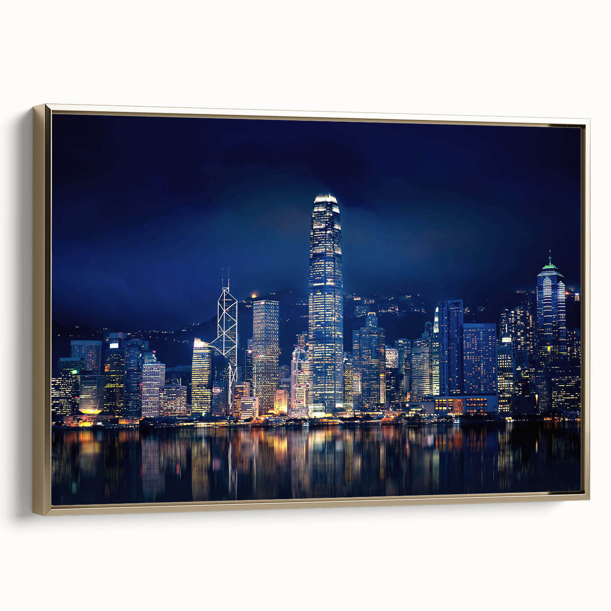 Landscape art painting of a mountain in muted gray tones on a rolled canvas, ideal for bedroom wall decor.