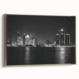 Landscape painting of serene forest in black and muted tones on canvas, suitable for bedroom wall art.
