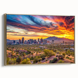 Landscape painting of a calm lake at dusk on a canvas, featuring muted blue and gray tones, ideal for bedroom wall decor.