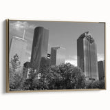 Landscape painting featuring a serene mountain scene in muted earth tones on a framed canvas, ideal for bedroom wall decor.