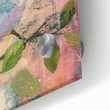 Close-up of a clear acrylic glass sheet showcasing a smooth surface and vibrant reflections, ideal for modern decor or artistic displays, emphasizing clarity and quality.