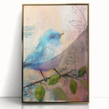 Framed acrylic artwork showcasing an elegant gold design with a sleek front view, perfect for modern home decor and enhancing interior aesthetics.