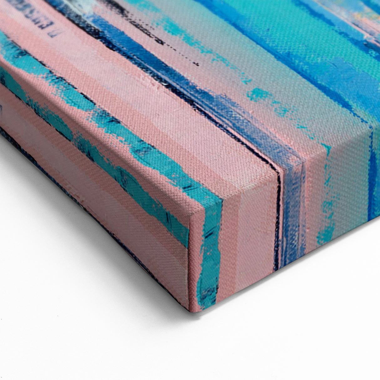 Large Abstract Architecture Canvas Print - Modern Urban Skyline Art