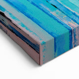 Large Abstract Architecture Canvas Print - Modern Urban Skyline Art