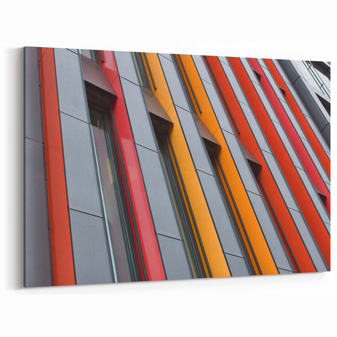 Abstract Geometric Architecture Art - Bold Urban Wall Print