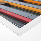 Abstract Geometric Architecture Art - Bold Urban Wall Print