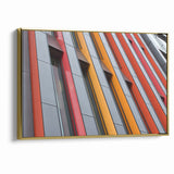 Abstract Geometric Architecture Art - Bold Urban Wall Print