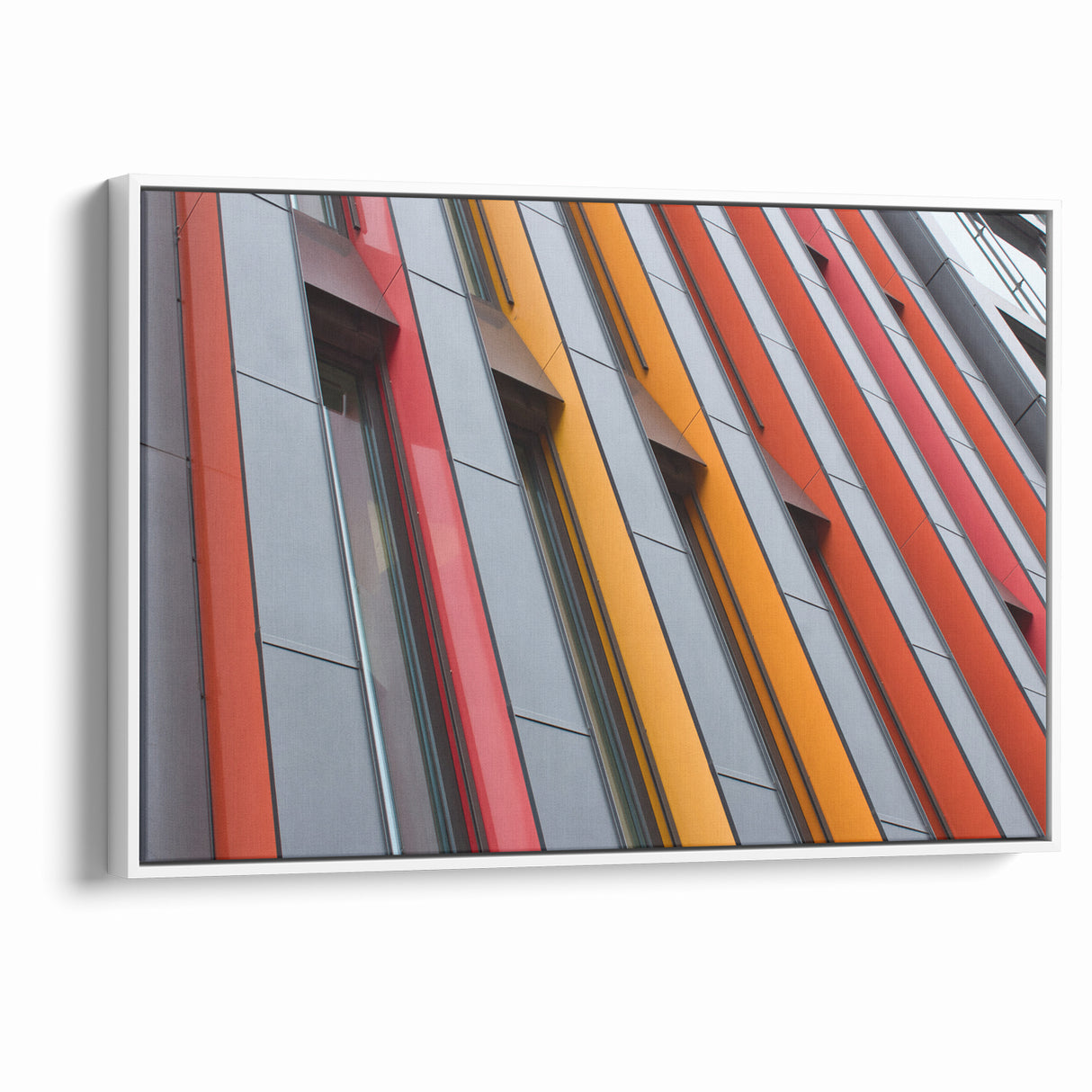 Abstract Geometric Architecture Art - Bold Urban Wall Print