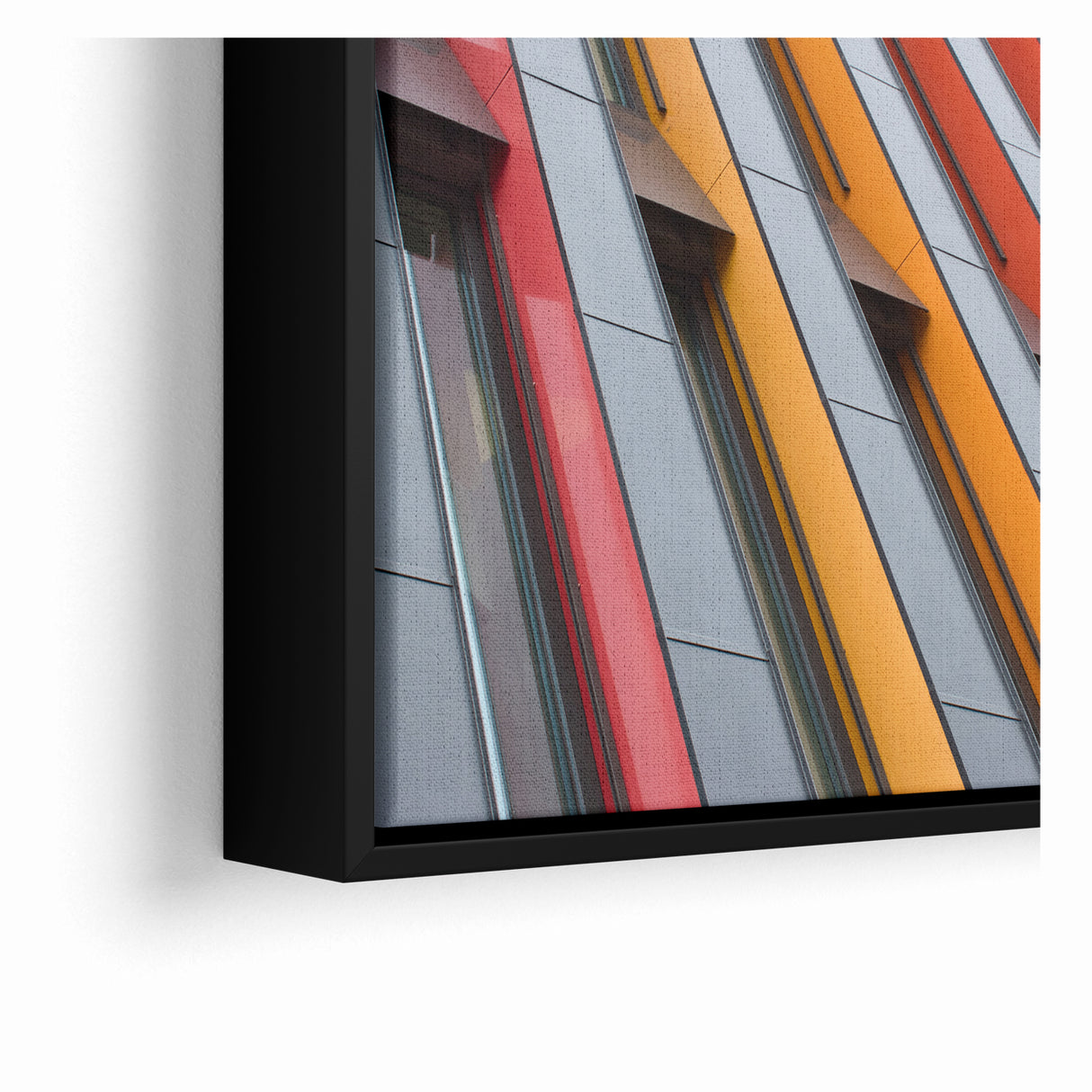 Abstract Geometric Architecture Art - Bold Urban Wall Print