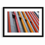 Abstract Geometric Architecture Art - Bold Urban Wall Print