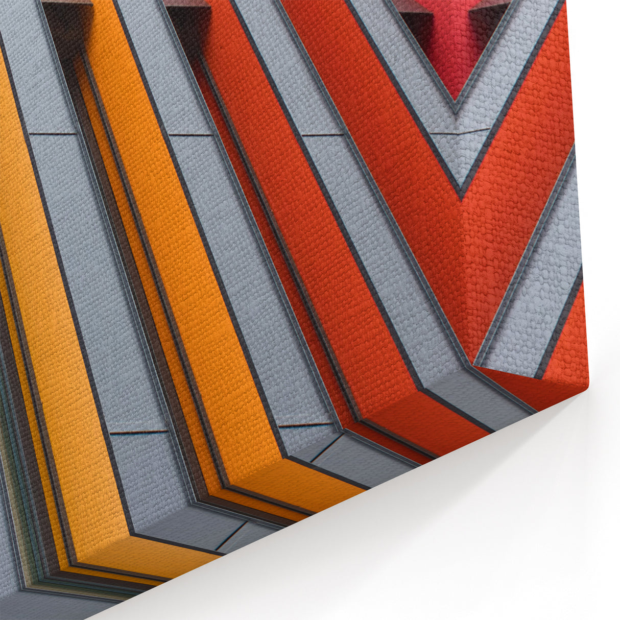 Abstract Geometric Architecture Art - Bold Urban Wall Print