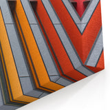 Abstract Geometric Architecture Art - Bold Urban Wall Print