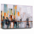 Abstract Architecture Cityscape Art - Geometric Urban Building Print