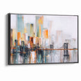 Abstract Architecture Cityscape Art - Geometric Urban Building Print