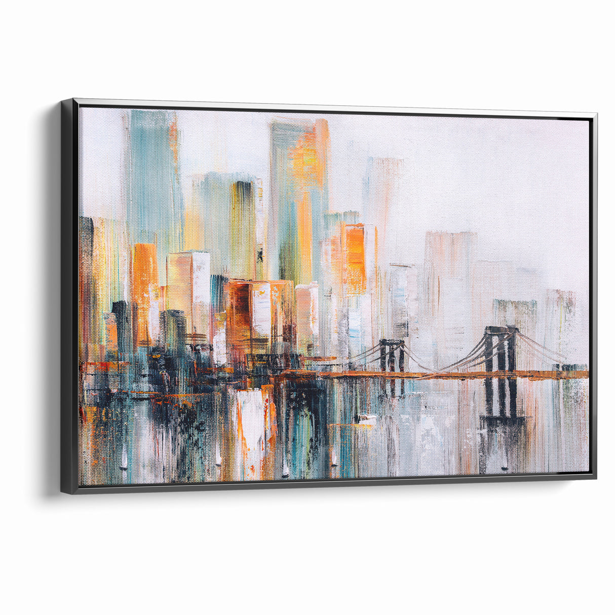 Abstract Architecture Cityscape Art - Geometric Urban Building Print