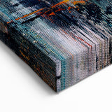 Abstract Architecture Cityscape Art - Geometric Urban Building Print