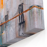 Abstract Architecture Cityscape Art - Geometric Urban Building Print