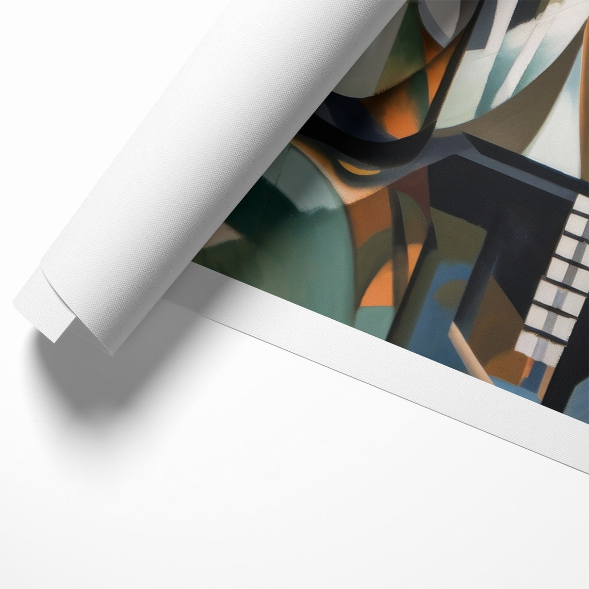 Large Abstract Architecture Canvas Print | Geometric Urban Art