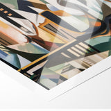Large Abstract Architecture Canvas Print | Geometric Urban Art