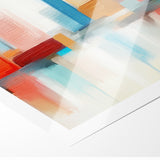 Colorful Abstract Cityscape Art - Modern Architectural Wall Print
