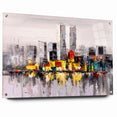 Colorful Abstract Cityscape Art - Modern Urban Architectural Print