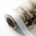 Abstract Geometric Cityscape Art - Modern Architectural Wall Print