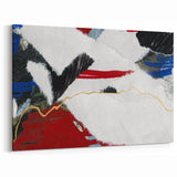 Dynamic Strokes and Lines Abstract Art - Modern Geometric Line Canvas