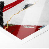 Dynamic Strokes and Lines Abstract Art - Modern Geometric Line Canvas