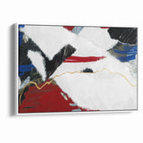 Dynamic Strokes and Lines Abstract Art - Modern Geometric Line Canvas