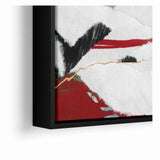 Dynamic Strokes and Lines Abstract Art - Modern Geometric Line Canvas