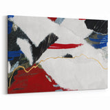 Dynamic Strokes and Lines Abstract Art - Modern Geometric Line Canvas