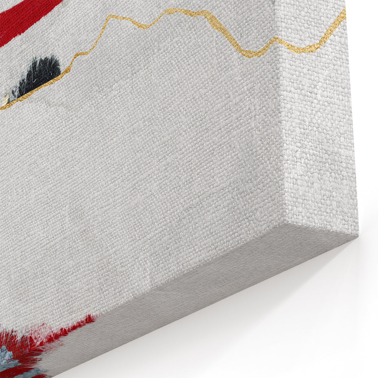 Dynamic Strokes and Lines Abstract Art - Modern Geometric Line Canvas