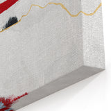 Dynamic Strokes and Lines Abstract Art - Modern Geometric Line Canvas