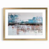 Modern Strokes and Lines Abstract Art - Geometric Line Canvas Print