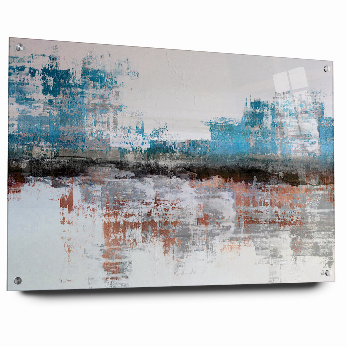 Modern Strokes and Lines Abstract Art - Geometric Line Canvas Print
