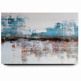 Modern Strokes and Lines Abstract Art - Geometric Line Canvas Print