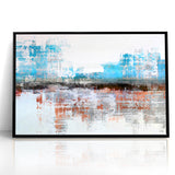 Modern Strokes and Lines Abstract Art - Geometric Line Canvas Print